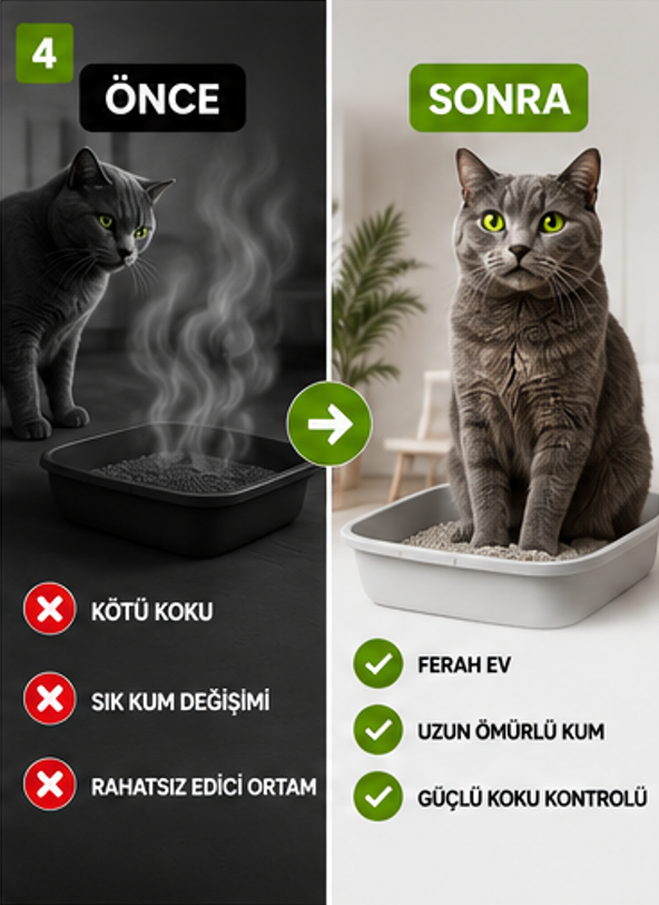 Active Carbon Kedi Kumu Koku Giderici - Görsel 2